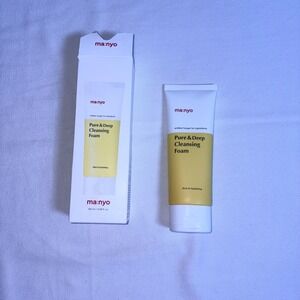 Ma:nyo Pure & Deep Cleansing Foam 100ml White New Damaged Box Hydrating Vegan